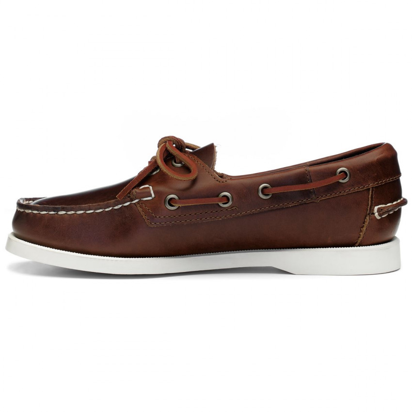 DOCKSIDES PORTLAND WAXED BROWN