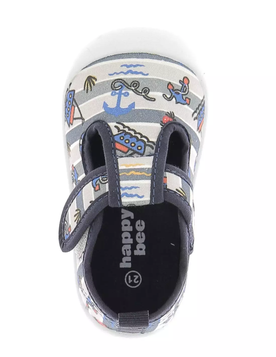 HAPPY BEE B943573 - Baskets GRY/NAV