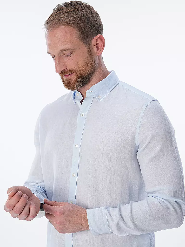 ECOALF Leinenhemd MALIBALF hellblau