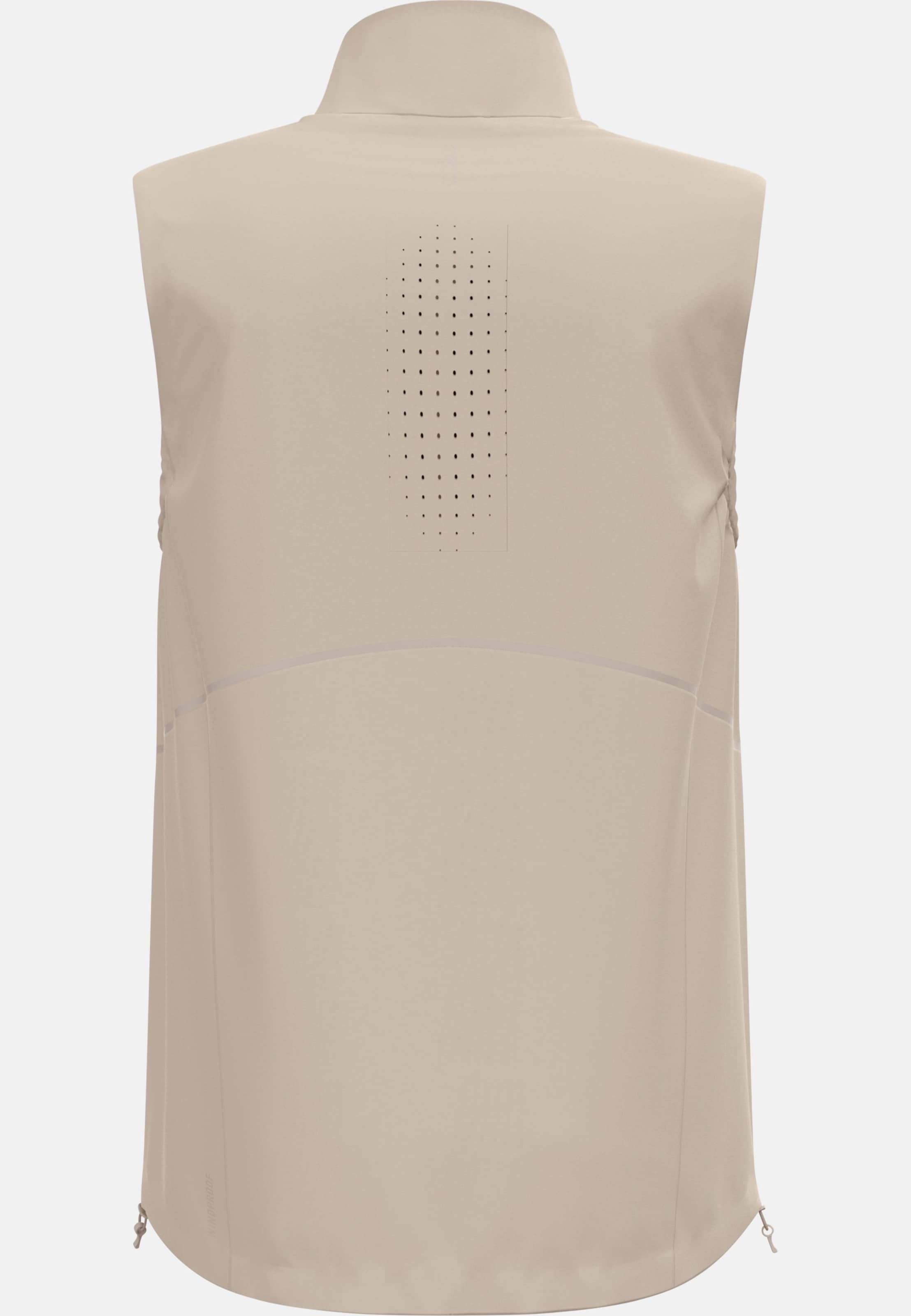 Zeroweight Warm Softshell-Laufweste 2.0 in silver cloud