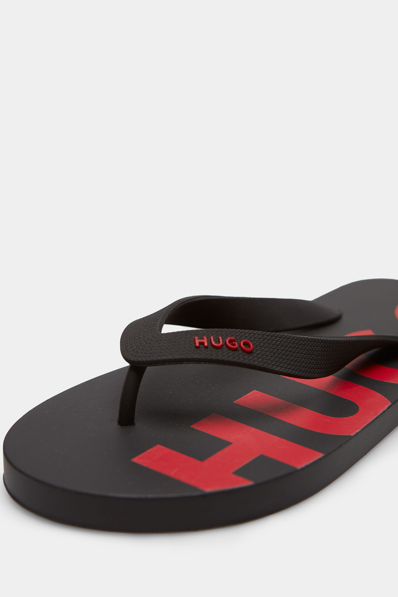 Logotipo de chinelo - preto