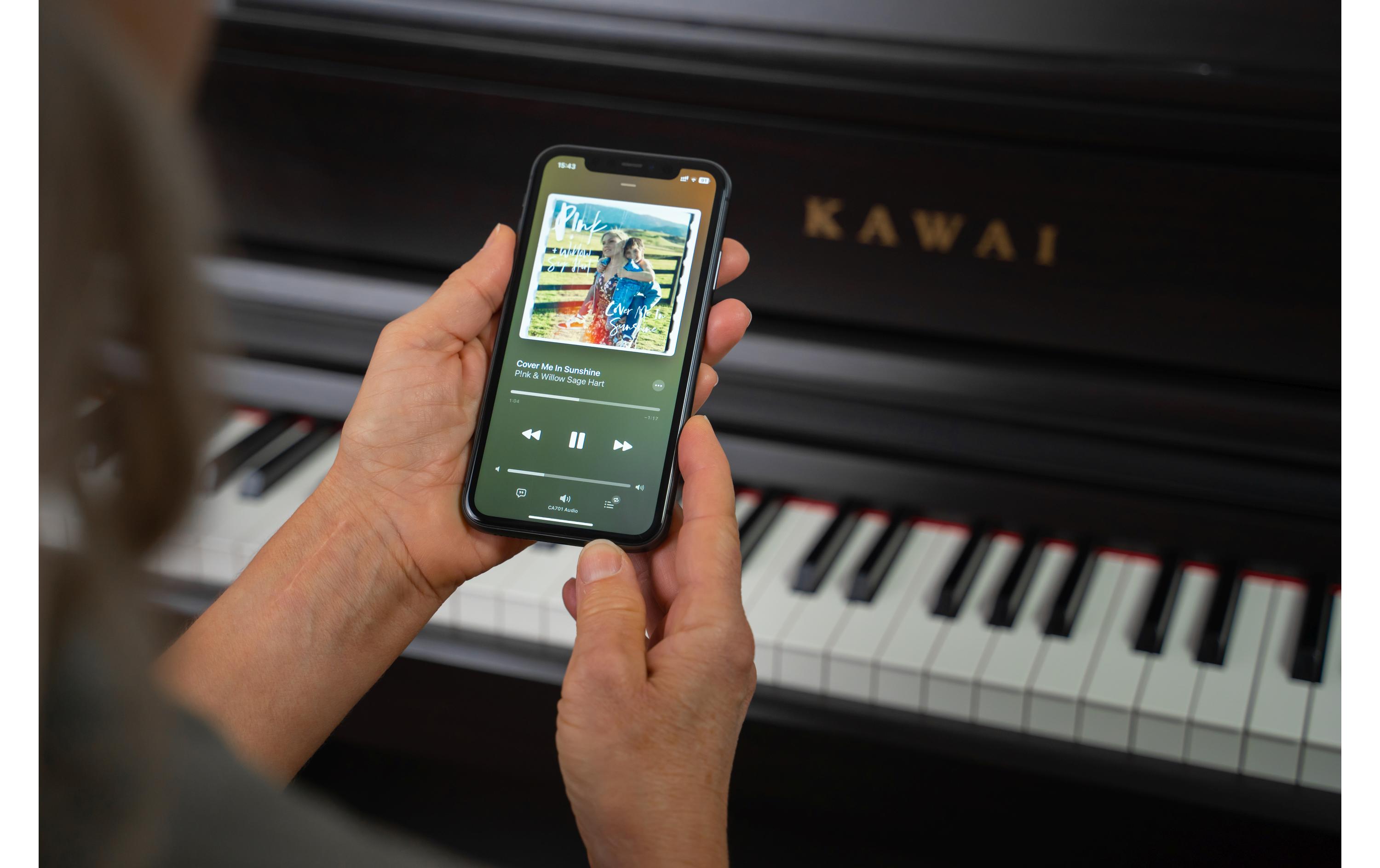 E-Piano CA-701 – Palisander<br>Digitalpiano mit Bluetooth-MIDI- und Audio-Konnektivität sowie USB-Anschlussmöglichkeit