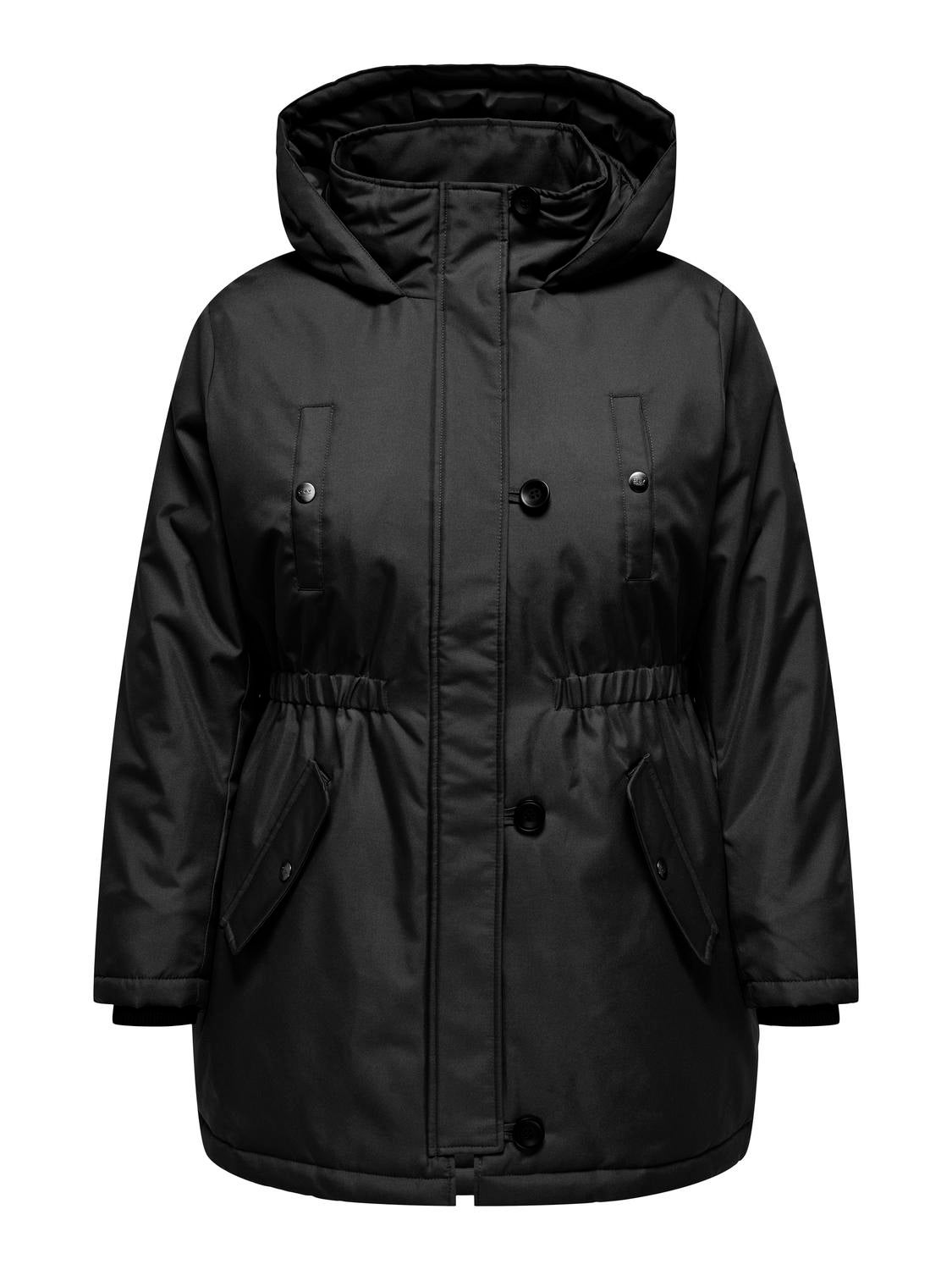 CARMIE Langer Parka Black
