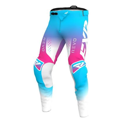 Pantalon cross FXR REVO COMP COTTON CANDY 2022 - Bleu / Rose