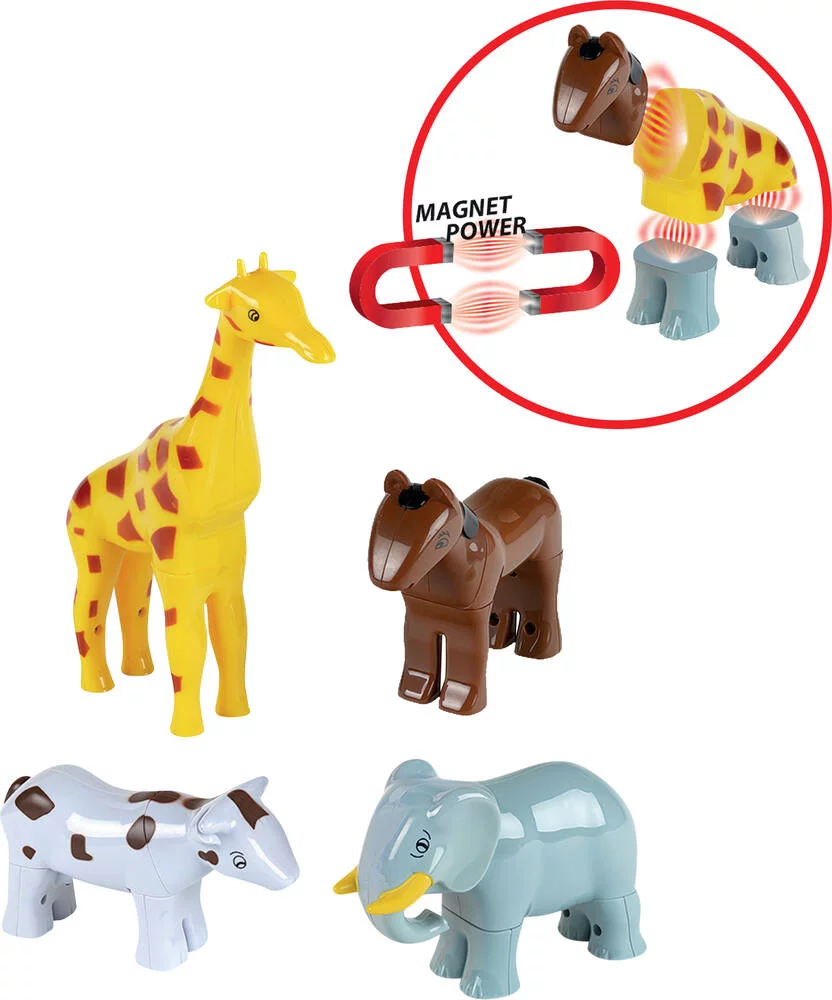 EARLY STEPS - GRANDS ANIMAUX MAGNETIQUES FUNNY PUZZLE