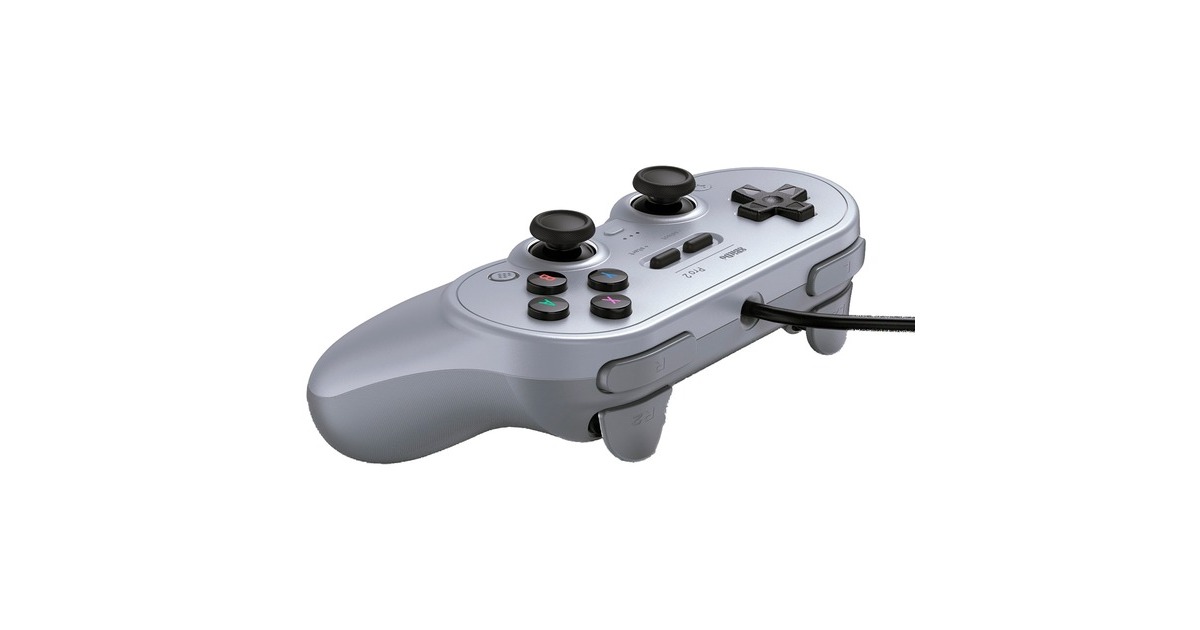 8BitDoPro 2 Wired PS gamepad  (Grijs, Pc, Nintendo Switch)