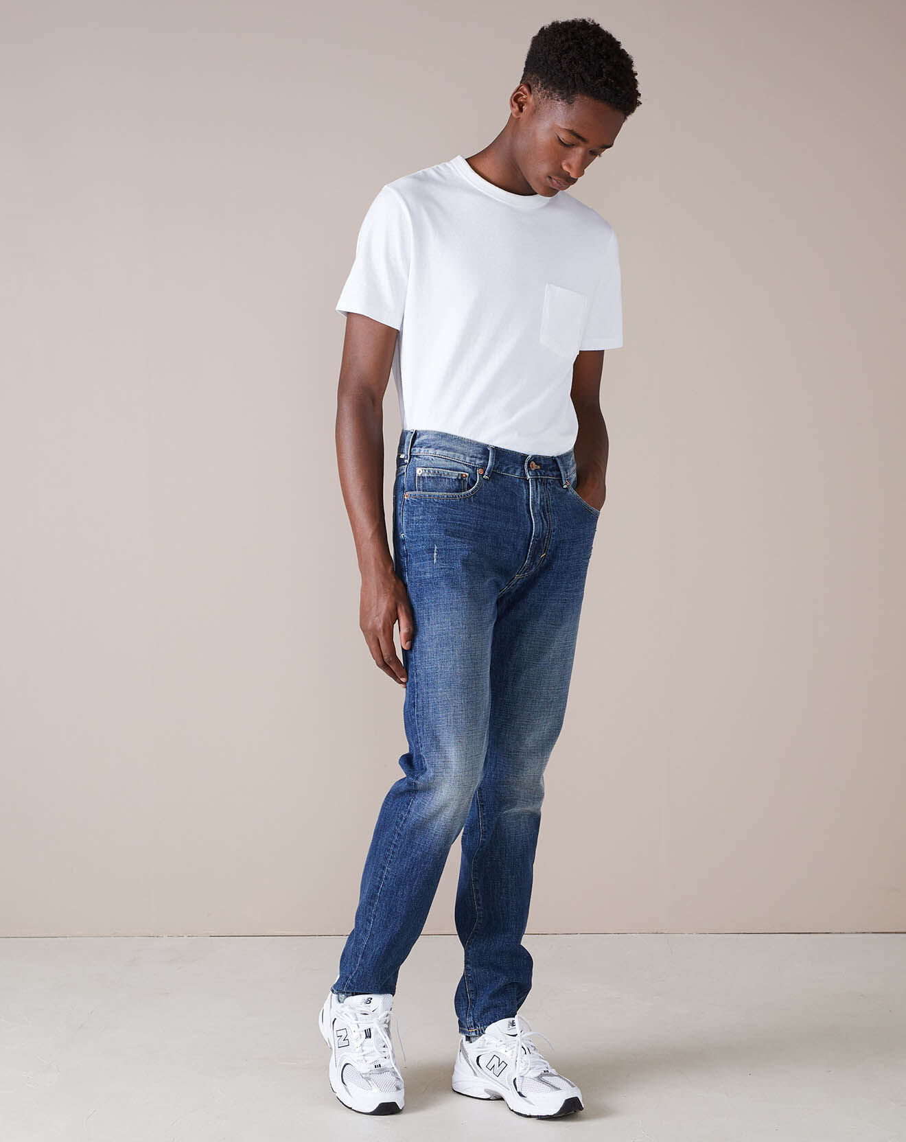 Bellerose Jean Slim Peeg bleu