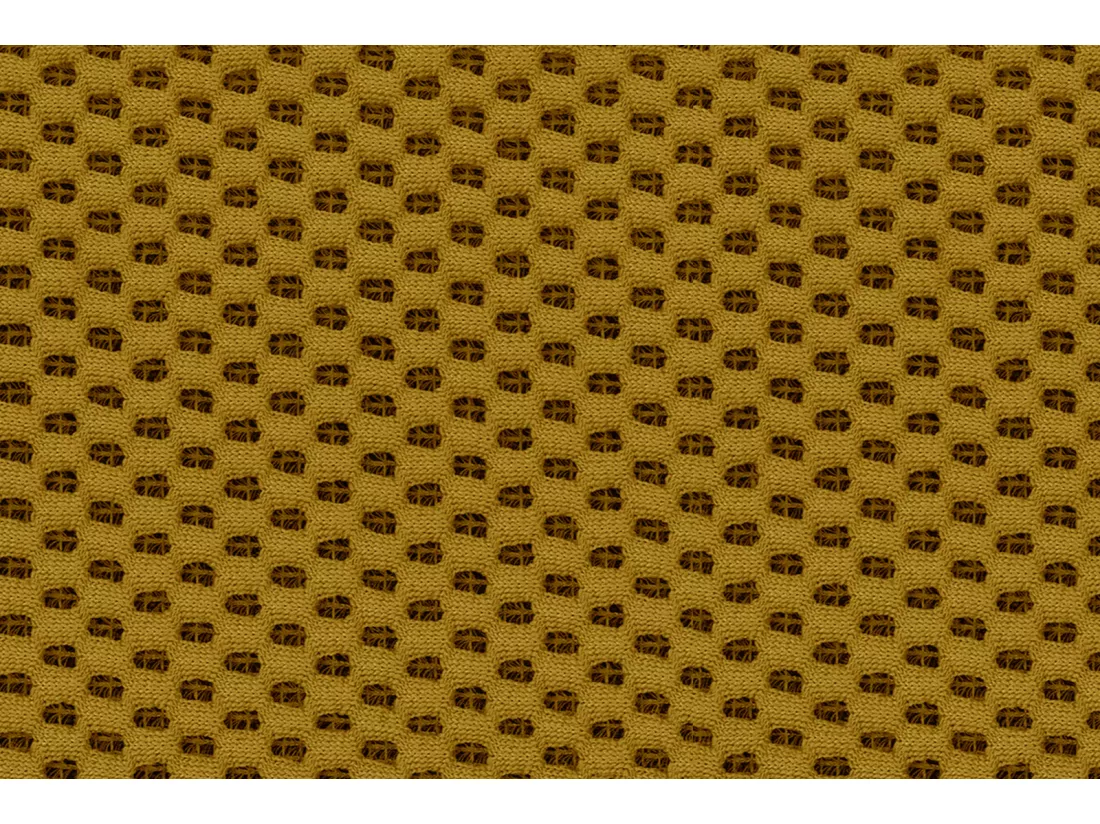 Fauteuil tissu jaune - FIGO