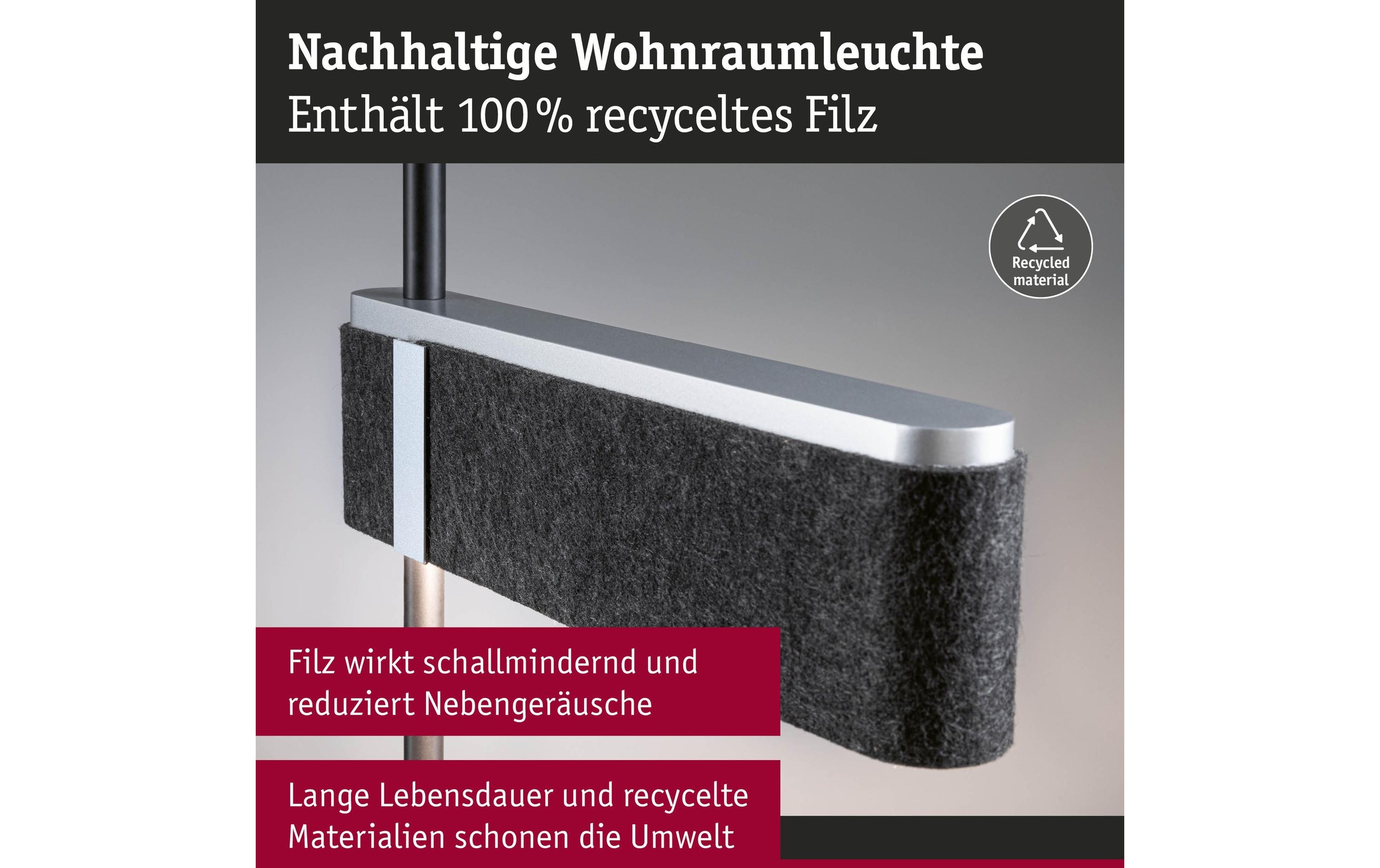 Paulmann LED Stehlampe »Jagun 2700K 20.4W« Warmweiss