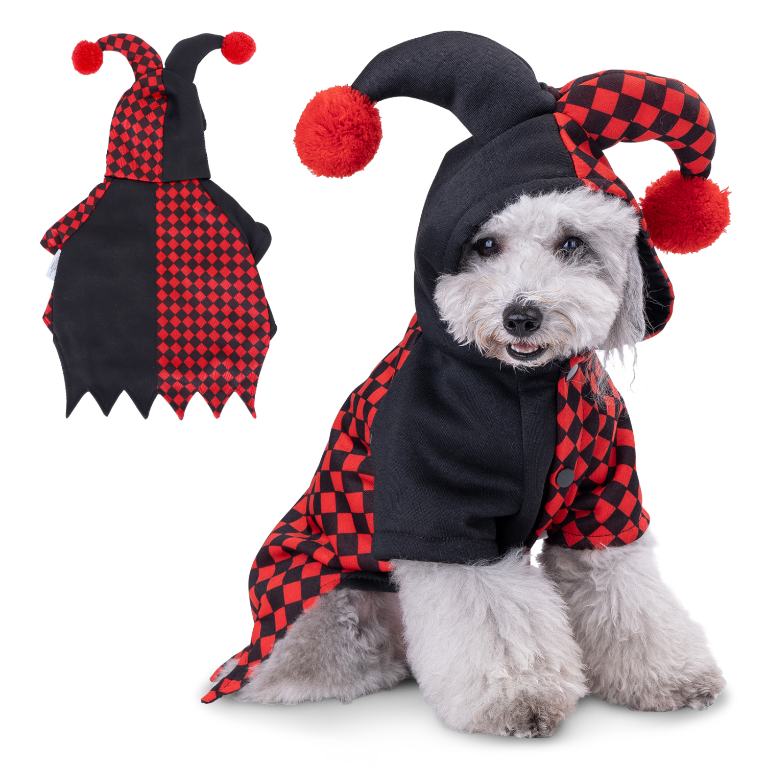 Nobleza - Fantasia de Natal para Cães, Moletons para Pets, Roupa Divertida e Original para Festas e Cosplay de Pets, Tamanho G