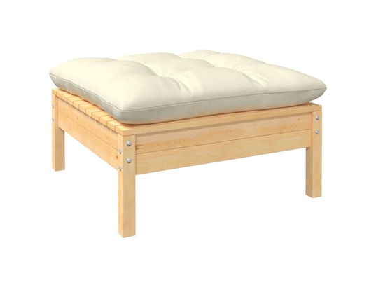 LES TENDANCES - Salon extérieur Salon de jardin-crème-11 places-63.5x63.5x62.5-358118