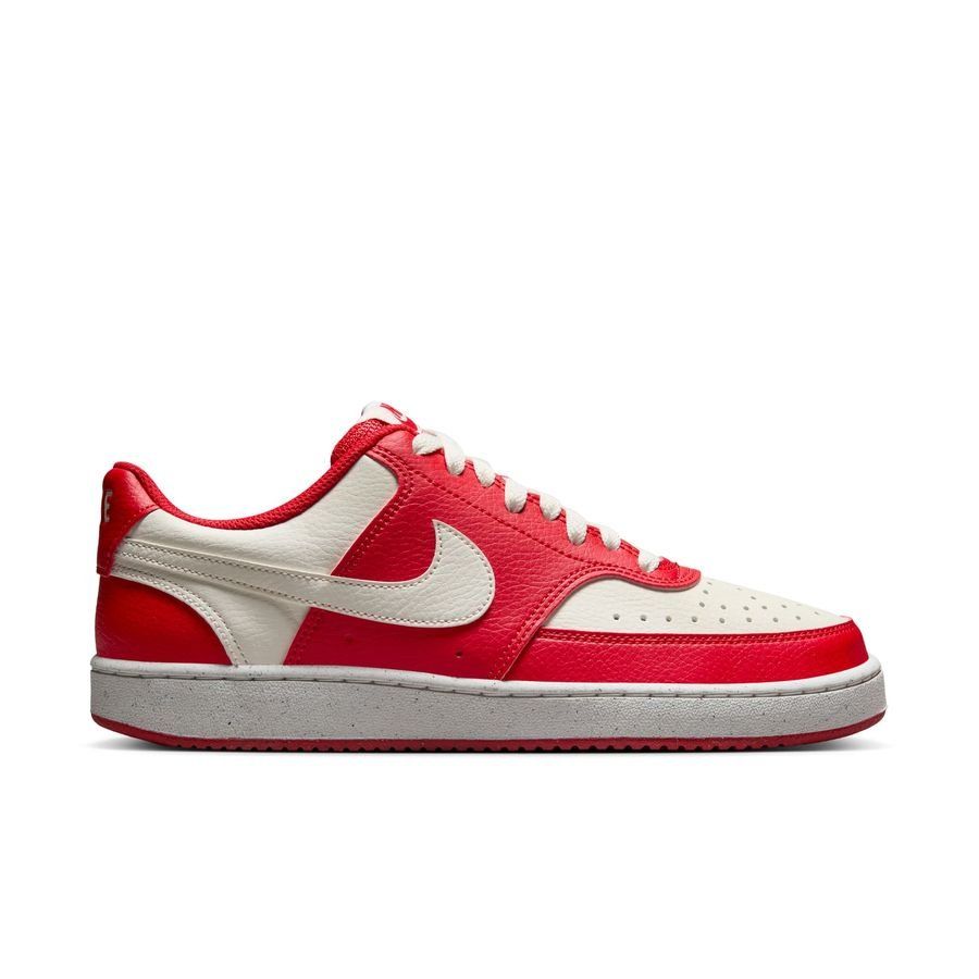 Nike Chaussures Court Vision Low Next Nature - Rouge/Blanc Cassé Femme