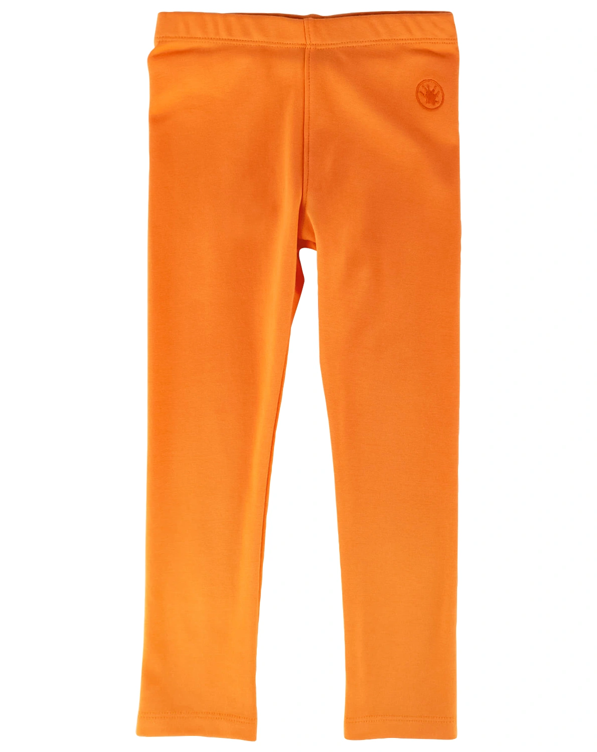 Leggings M - SKATING FLAMINGO in orange