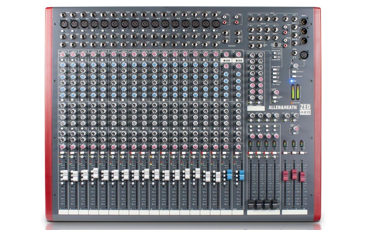 Mischpult ZED420<br>4-Bus-Mixer für Live-Sound und Aufnahme