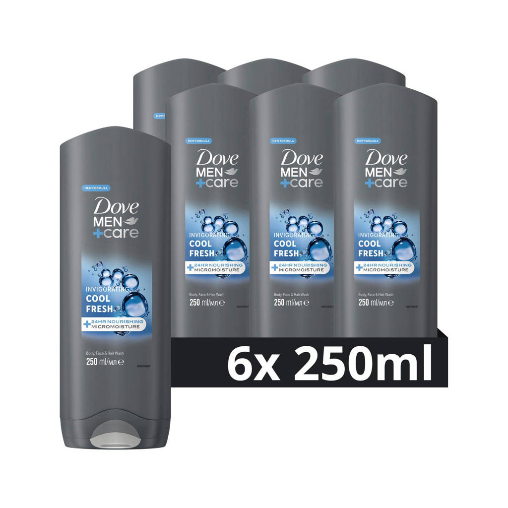 Lekker frisse douchegelCool Fresh 3-in-1 douchegel - 6 x 250 ml