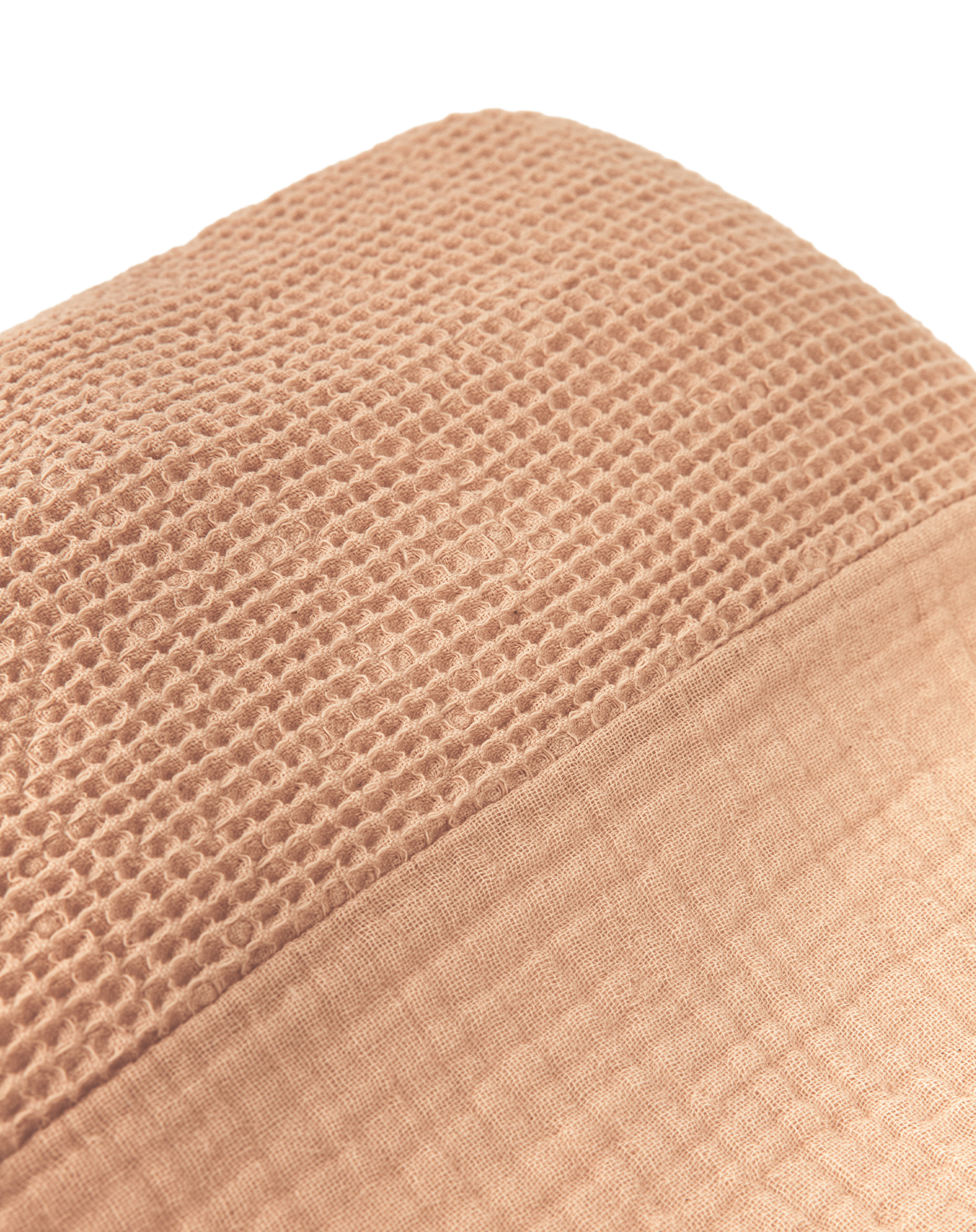 Matelas à langer imperméable et housse wabi-sabi en coton lavé | Rose