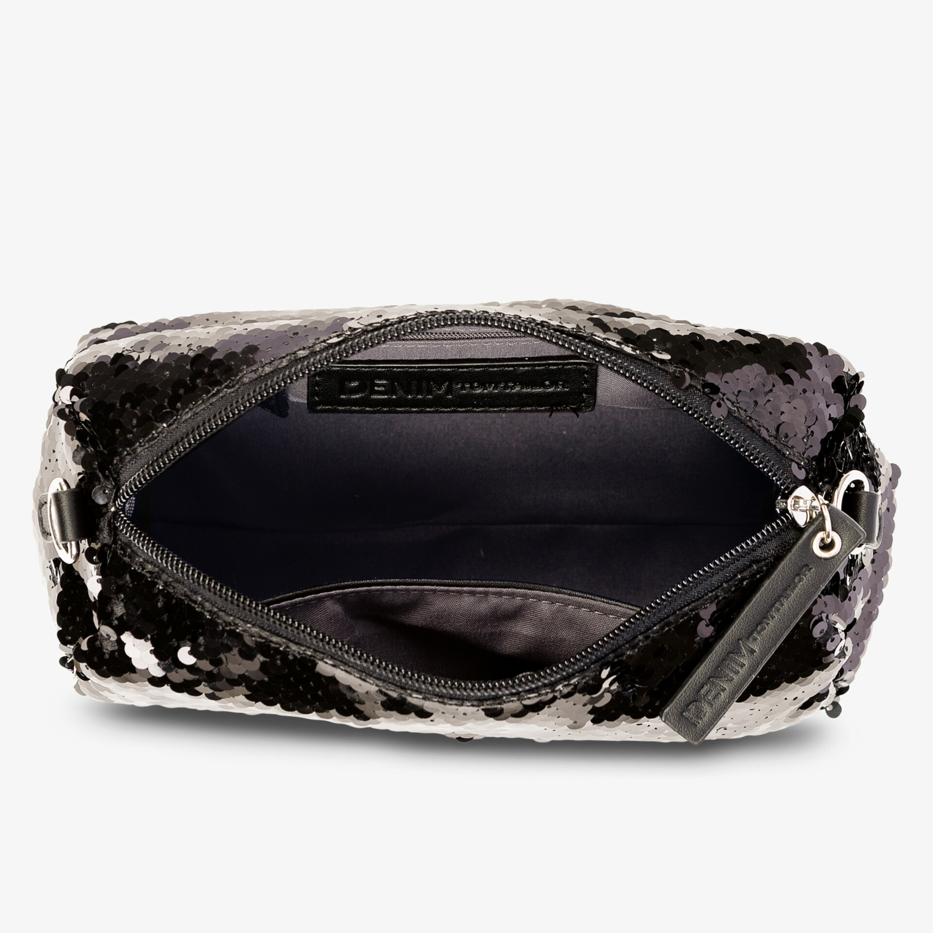 TOM TAILOR DENIM Damen Umhängetasche schwarz