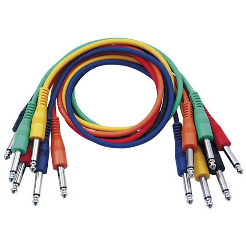 DAP FL11 gekleurde patchkabels 90 cm (6 stuks)