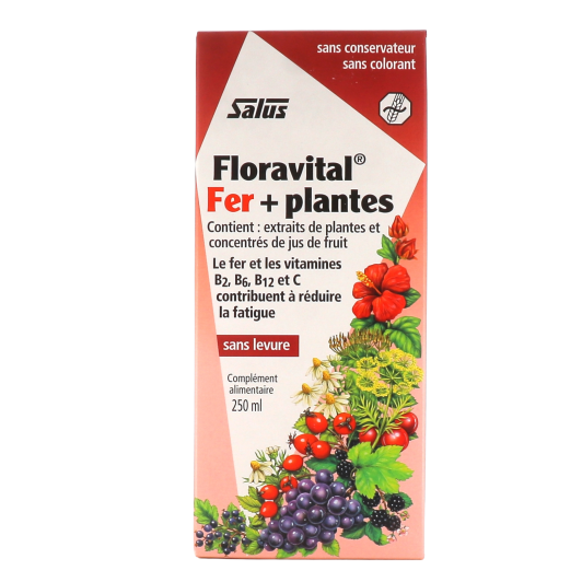 Floravital Fer et plantes solution buvable - Anti fatigue