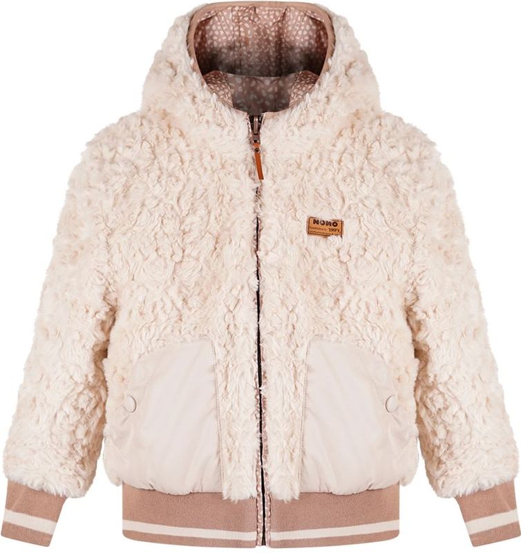 NONO - Bomby Reversible - Winterjas - Ivoor - Omkeerbaar Design