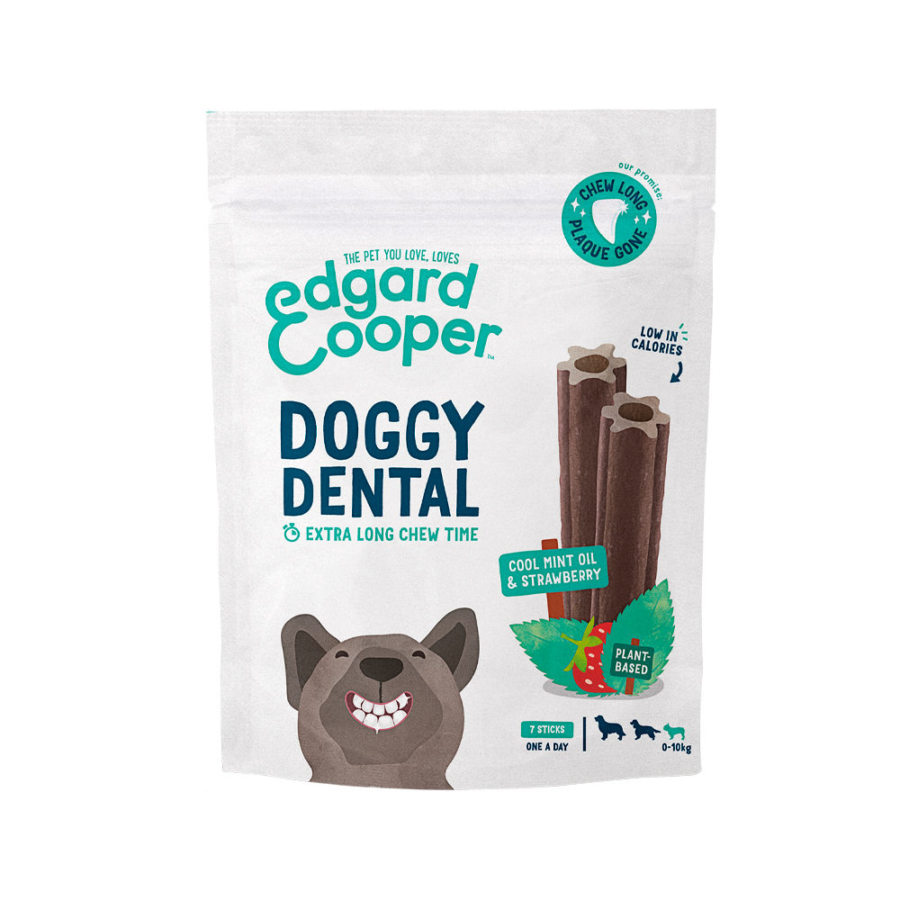 Edgard & Cooper Doggy Dental - Munt & Aardbei