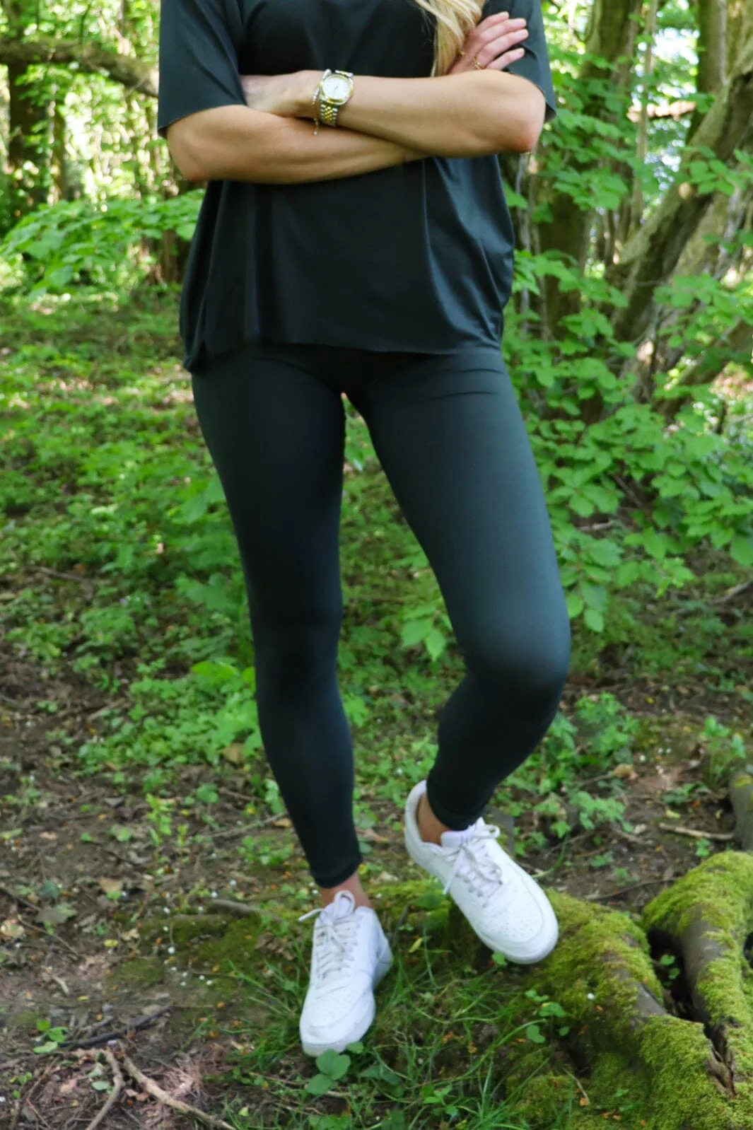 Liberte Alma-Leggings dusty camo army