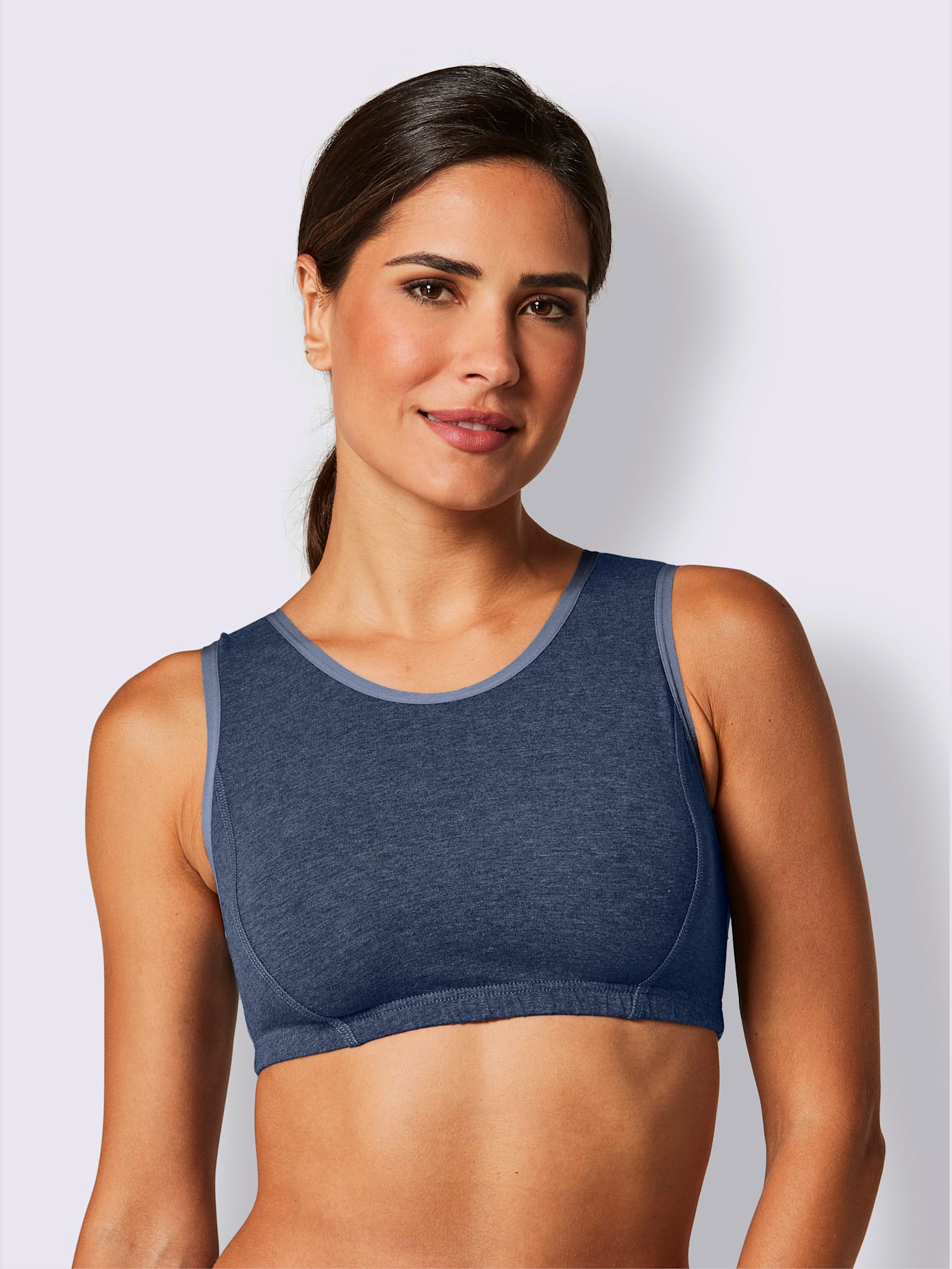 Bustier jersey fin