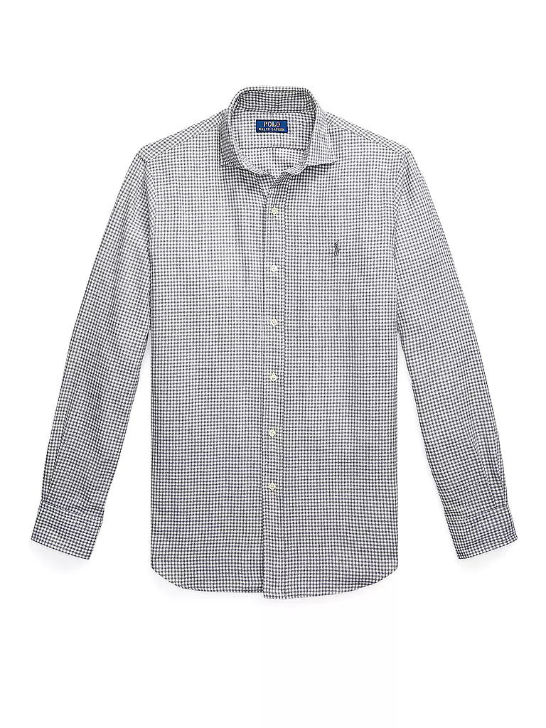 POLO RALPH LAUREN Flanellhemd Custom Fit grau