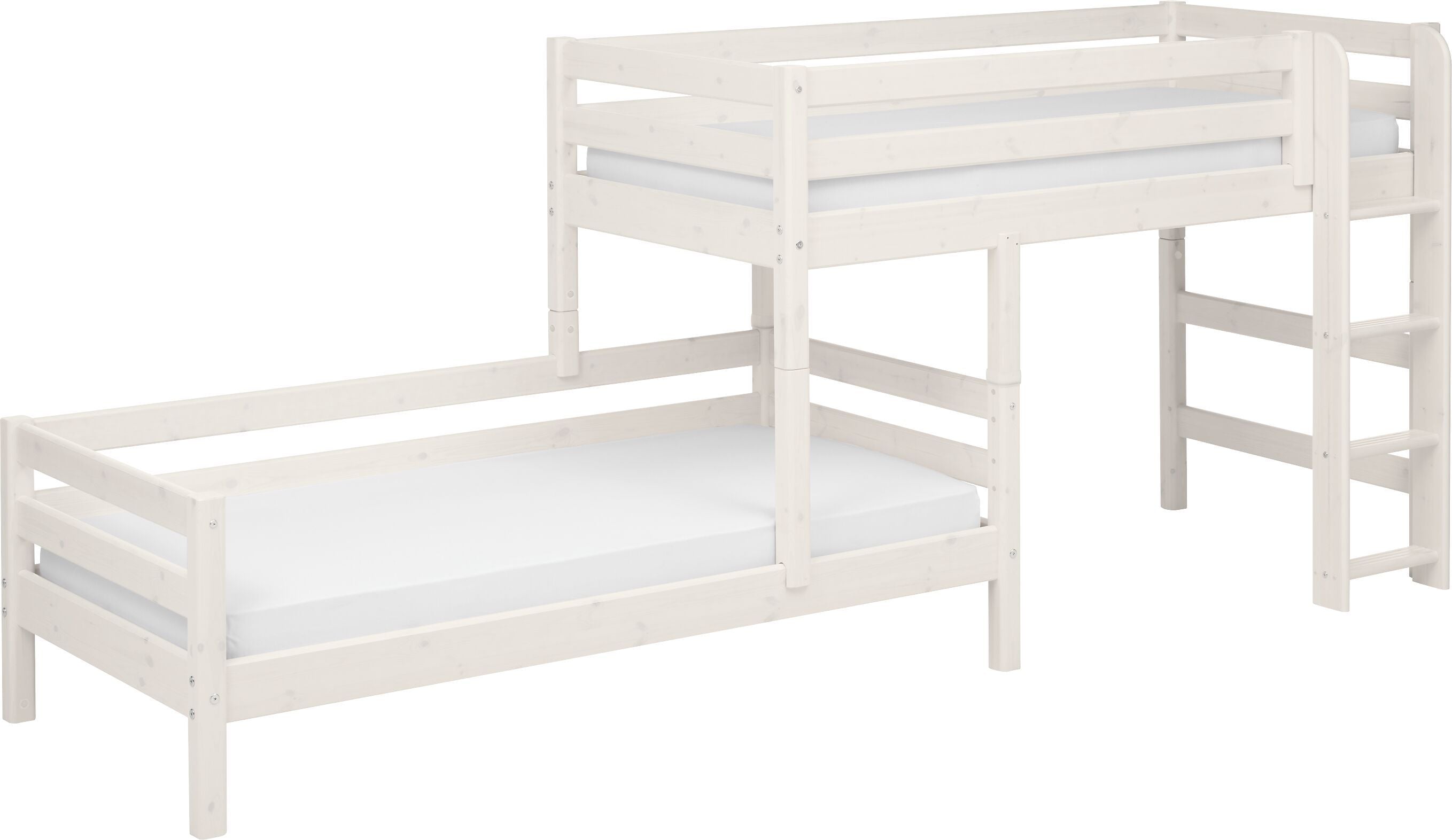 Flexa CLASSIC Bettkombination - White Wash / H: 143.0 cm
