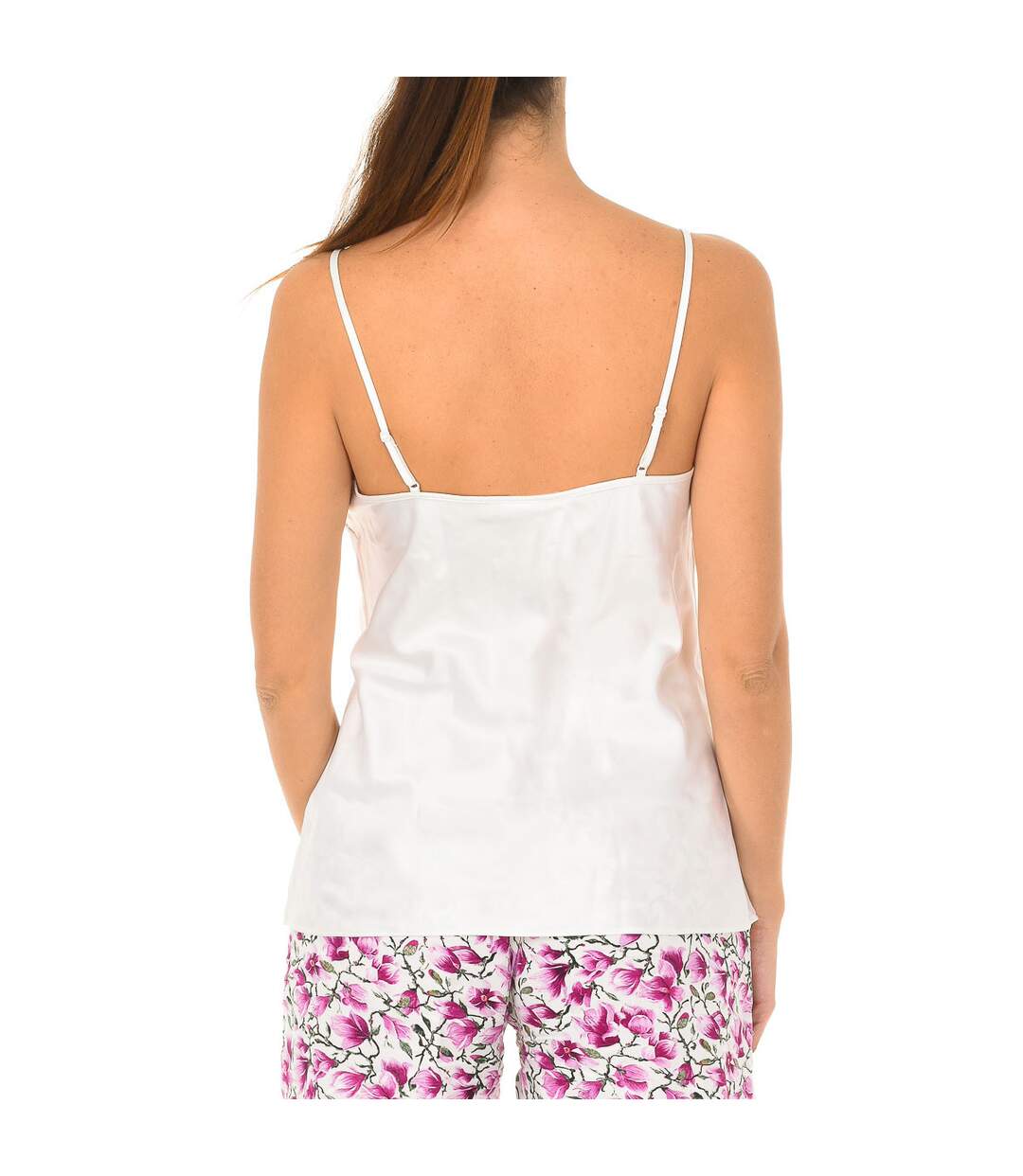 Lovable L07WV women's thin strap satin T-shirt