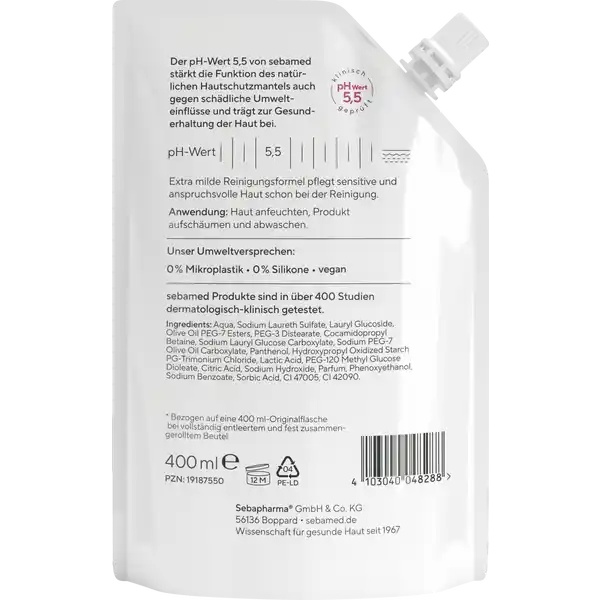 Olive Wasch-Emulsion Nachfüllbeutel