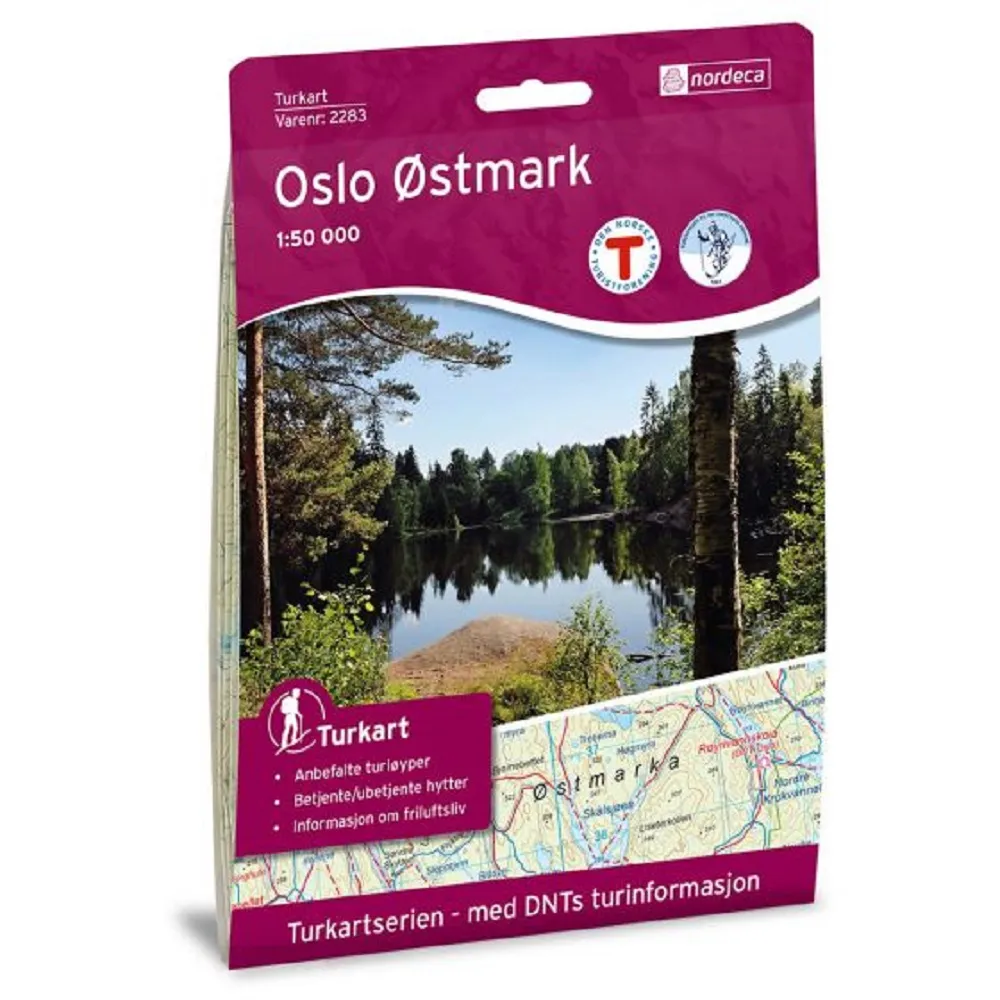Nordeca Oslo Østmark 1:50 000 Turkart
