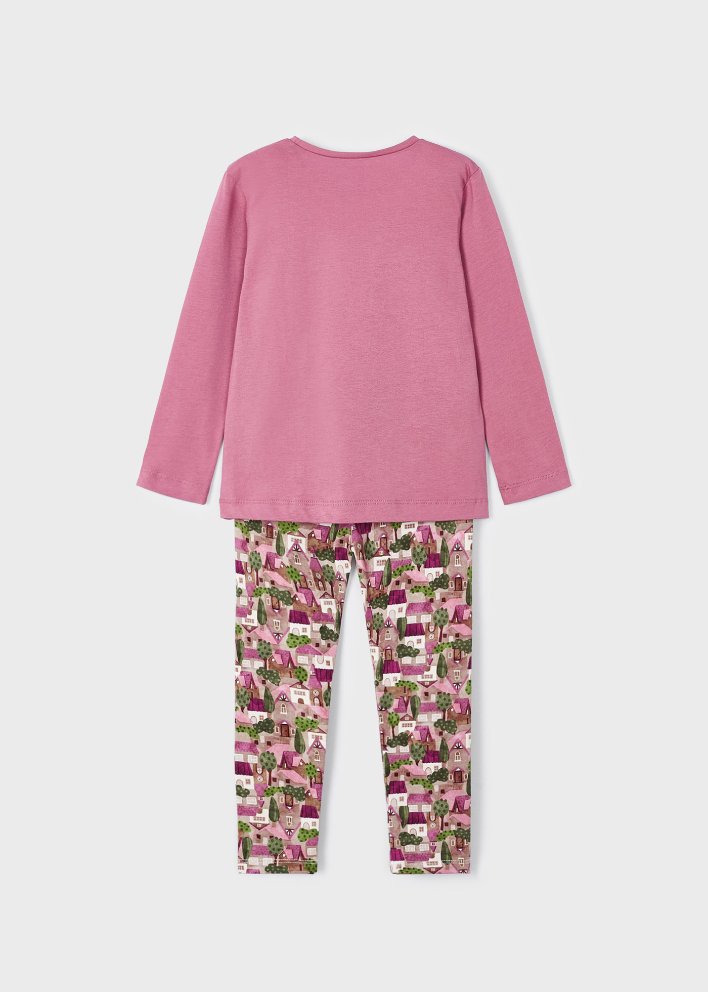 Conjunto de algodão de alta qualidade com duas peças para meninas.