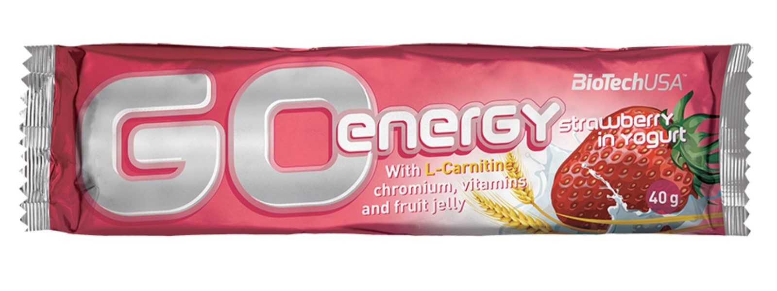 Barra energética Biotech USA Go Energy Bar 40 g