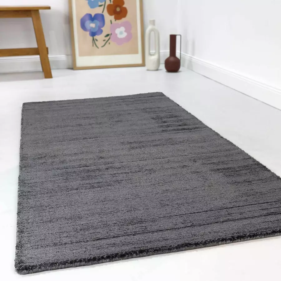 Esprit Kurzflorteppich Gil grau