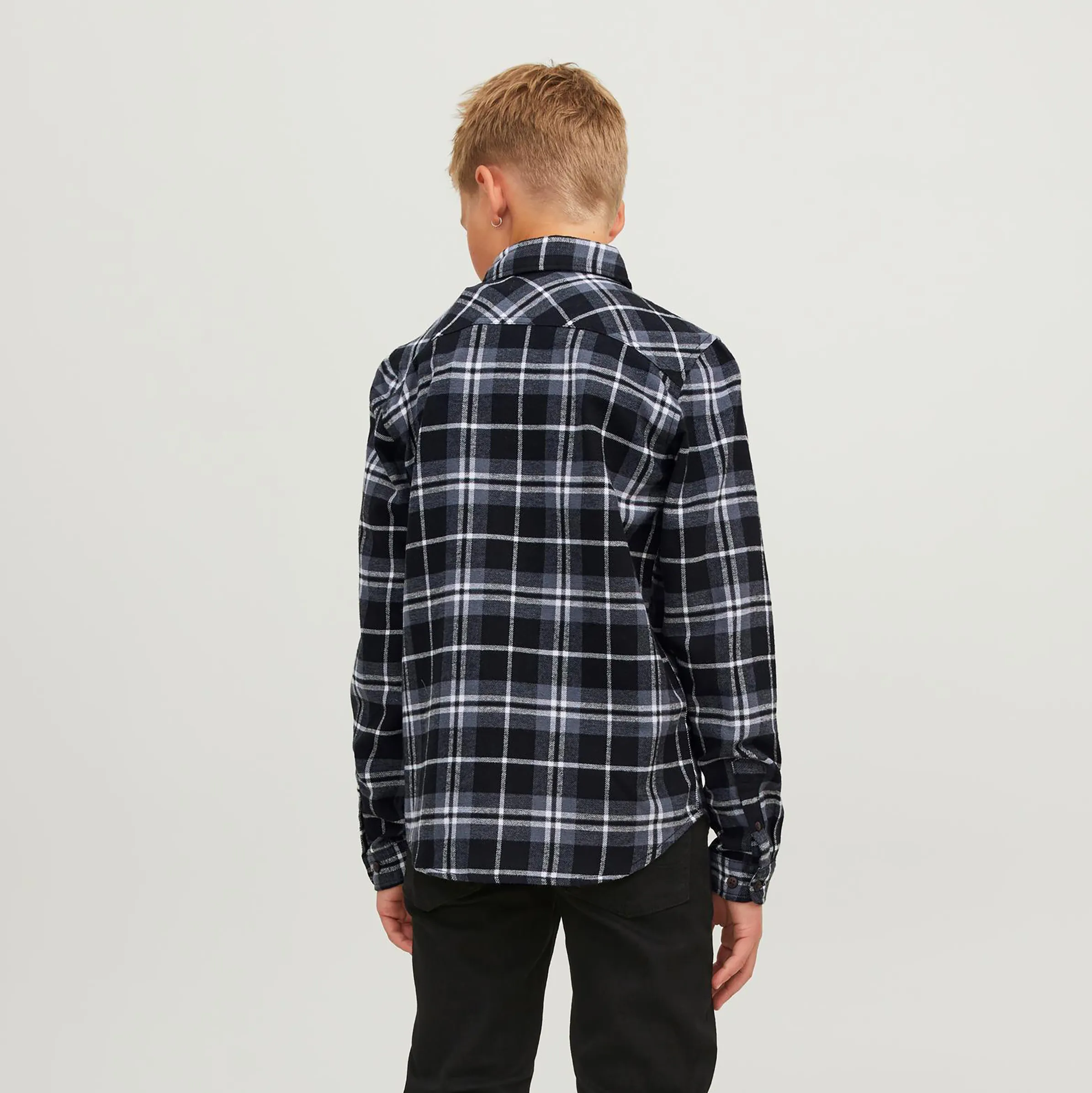 Jack&Jones Junior JJPLAIN FALL CHECK SH Hemd