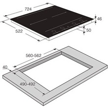 Plaque induction Asko HID754GC
