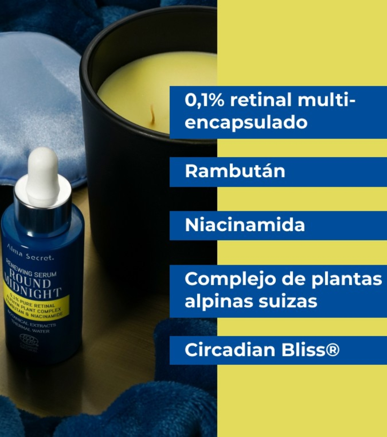 Alma Secret - Soro Retinal Puro Round Midnight 0,1%