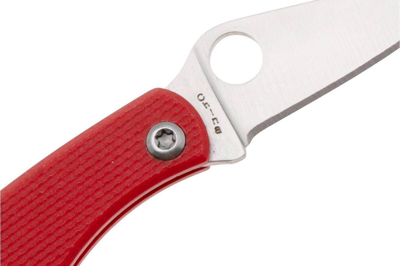 Spyderco Bug Red G10 C133GRDP sleutelhangerzakmes