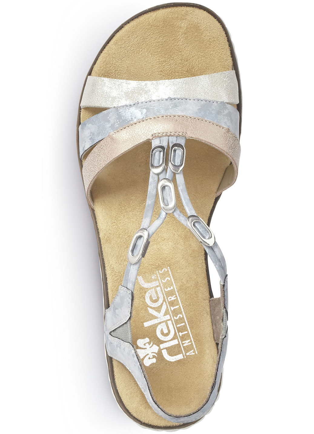 Rieker Sandale mit Metallschmuck