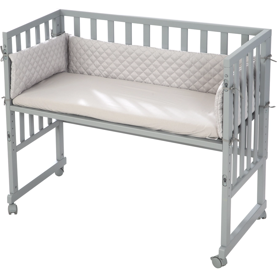 roba Stuben- & Beistellbett 3in1 mit Barriere Style grau