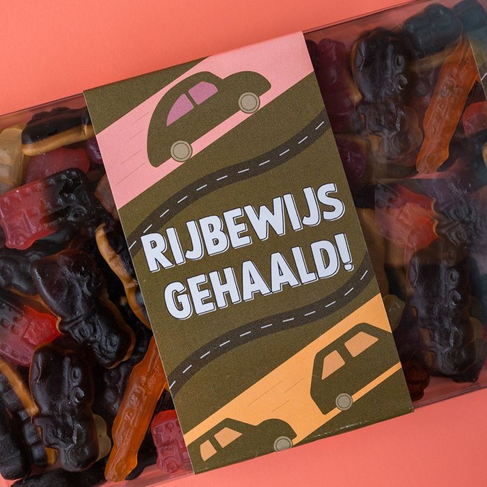 Veel Liefs | Snoepdoos | Rijbewijs gehaald | 300g