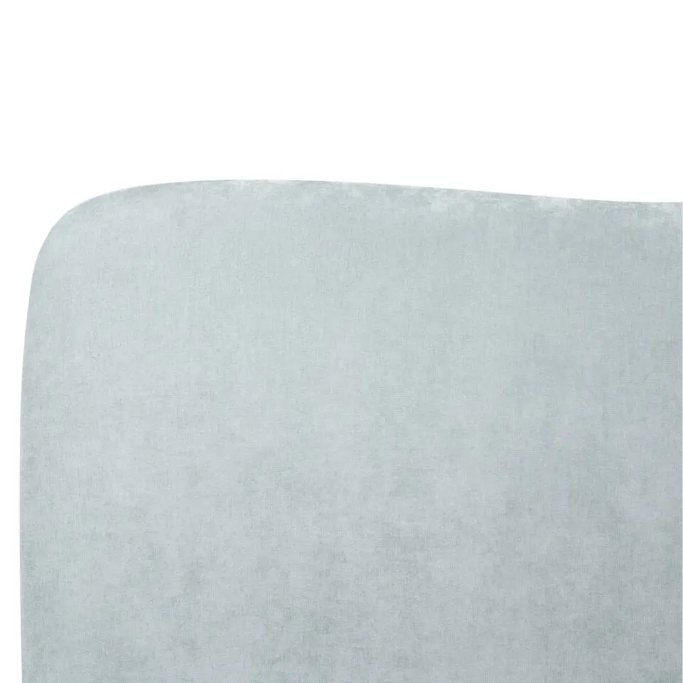 BLAGNAC - Tweepersoonsbed - Lichtblauw - 140 x 200 cm - Stof