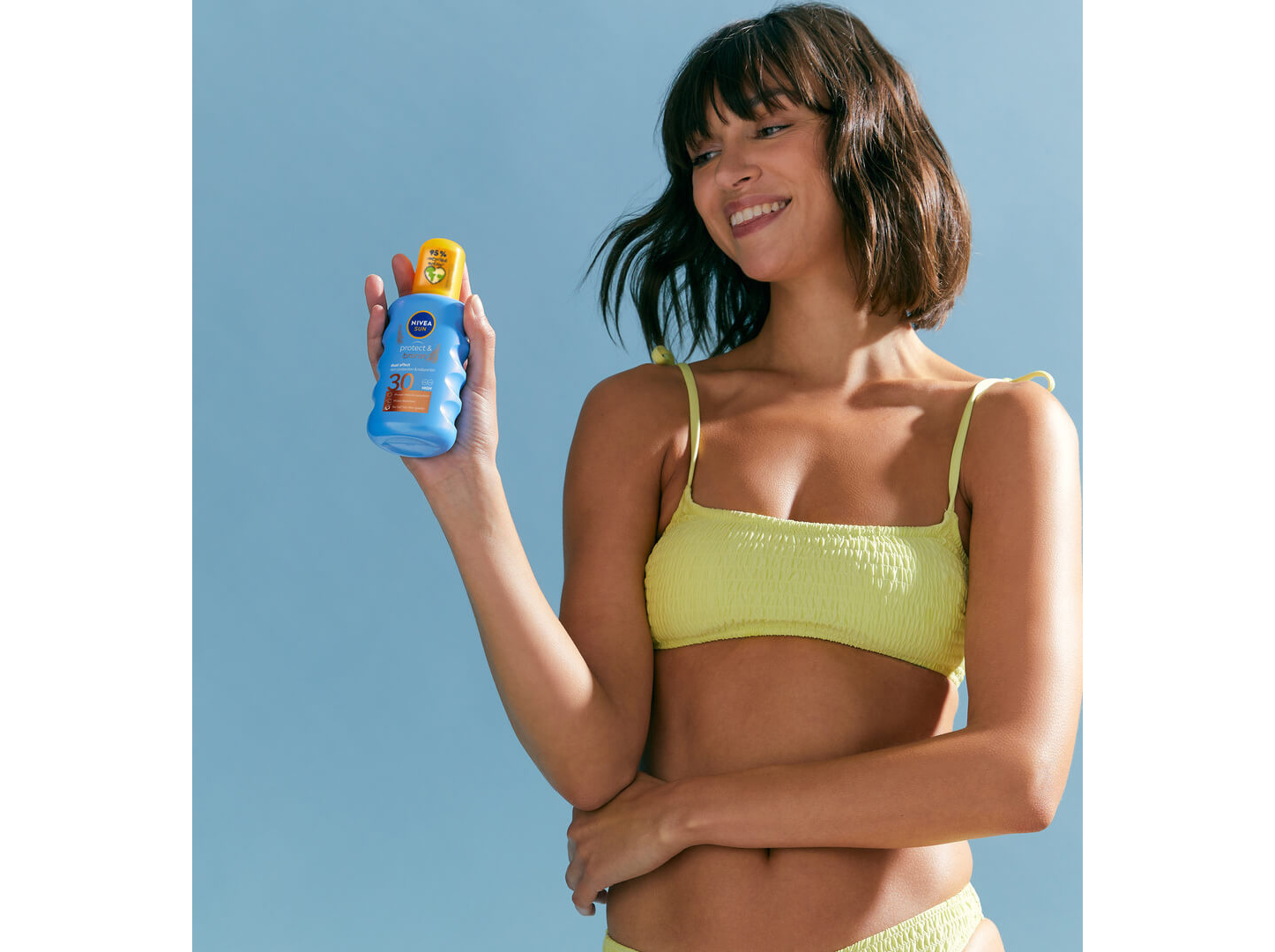 PROTETOR SOLAR BRONZEADO NATURAL SPRAY FP30 PROTECT & BRONZE NIVEA SUN 200 ML