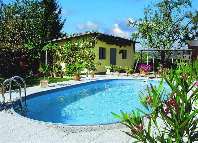 Summer Fun Zwembad Inbouw Set Ovaal 700x350x120
