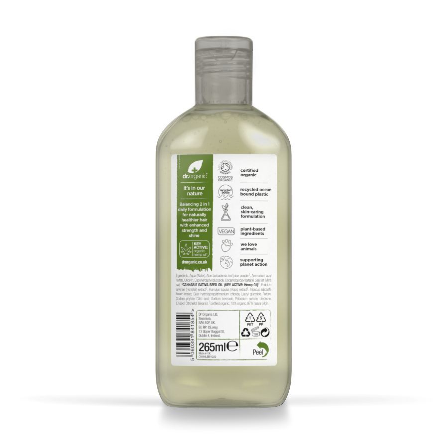 Dr. Organic Hemp Oil 2 in 1 Shampoo & Conditioner