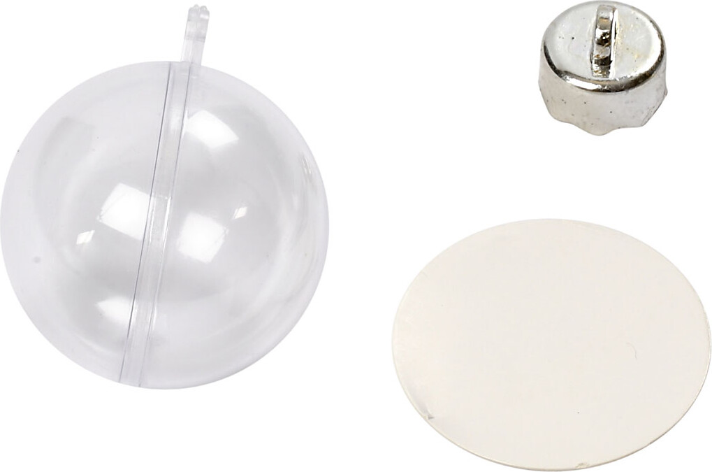Deko-Kugle - Ø 5 CM - Transparent - 10 Stk