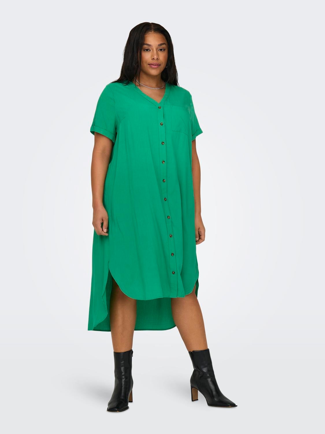 CARNEWDENIZIA Langes Kleid Green Bee