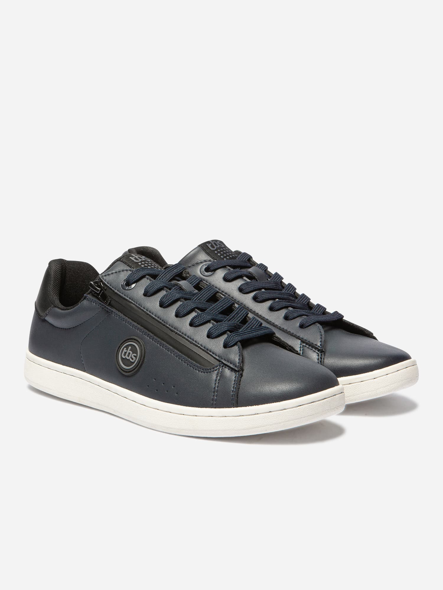 Tennis Homme Zip Latéral Coloris Marine