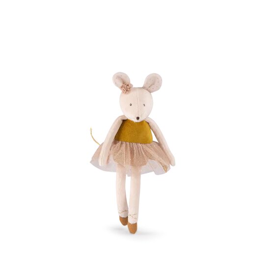 La Petite École de Danse Peluche Petite Souris   Or        de               Moulin Roty
